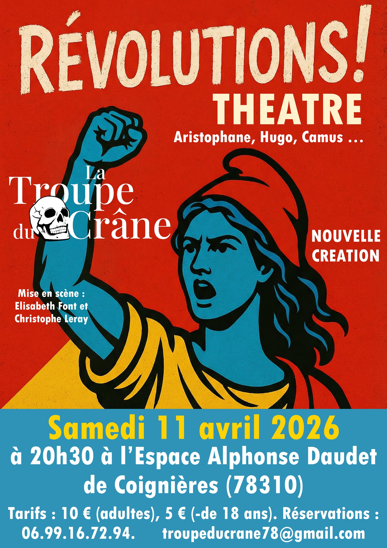 affichewebrévolutions_11avril26 affiche spectacle Révolutions ! Troupe du Crâne