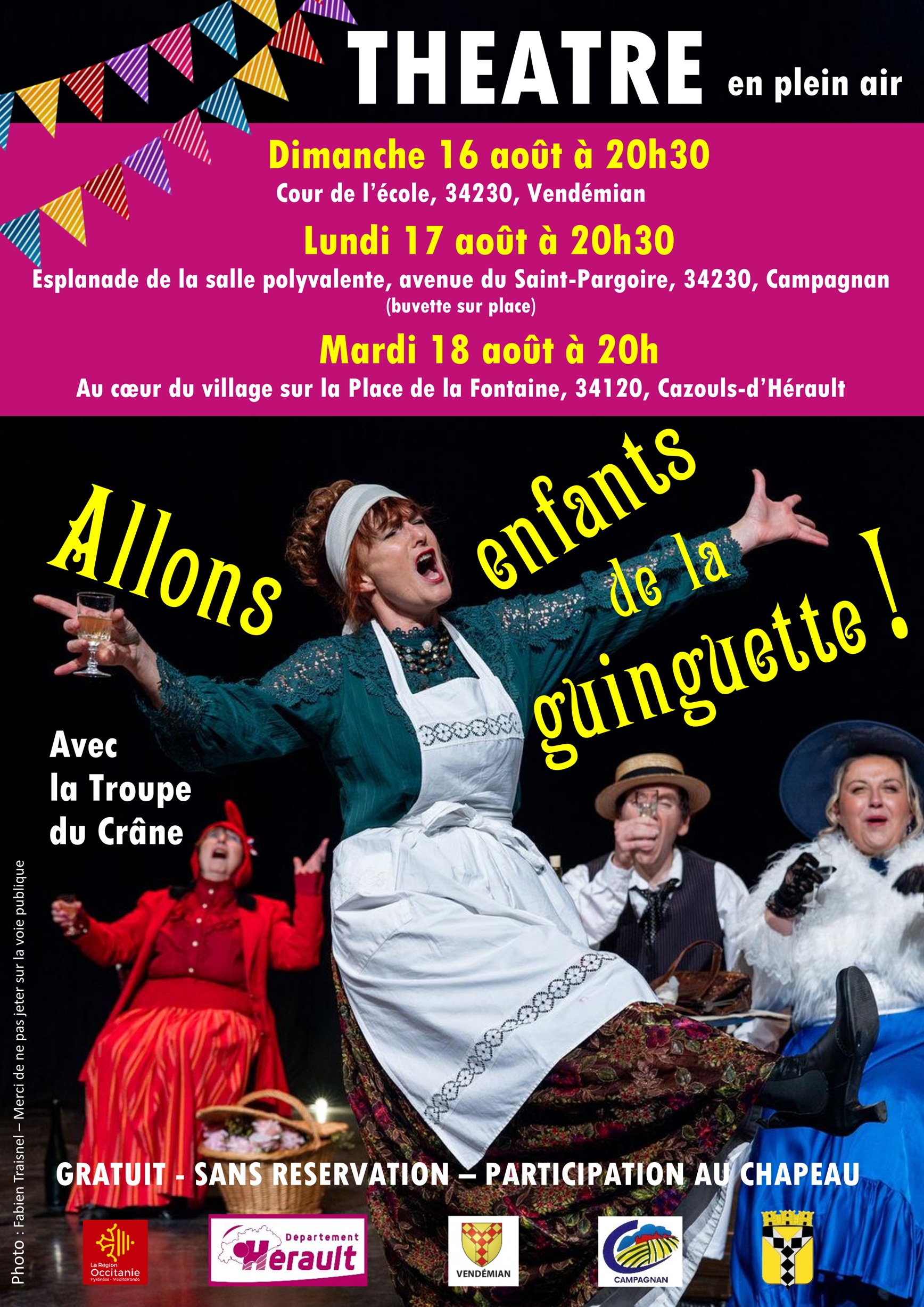 Allons enfants de la guinguette Dans l'Hérault